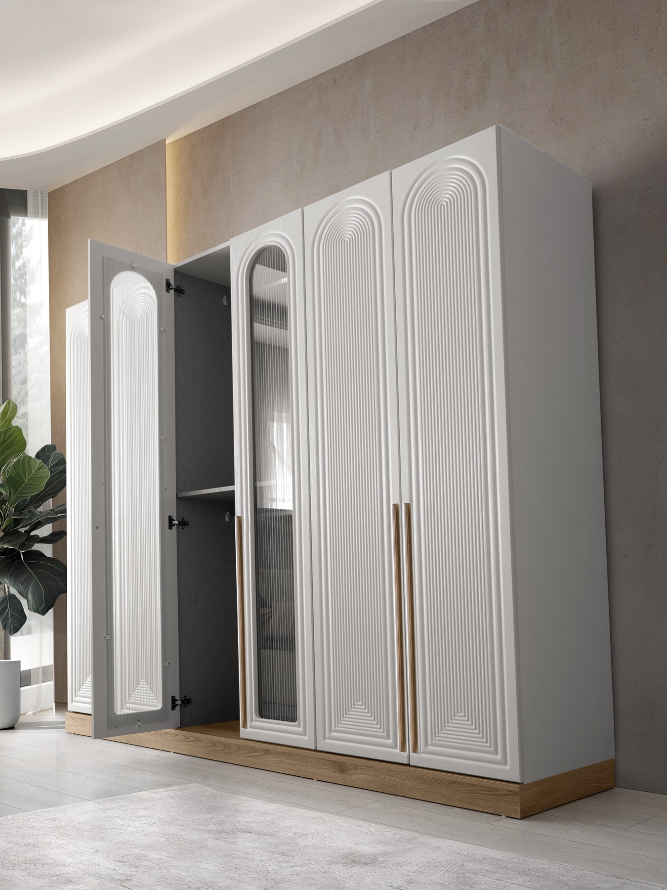 PERGE MDF 6 KAPILI DOLAP 