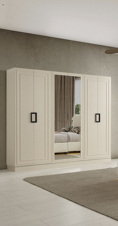 KALAMIŞ MDF 6 KAPILI DOLAP 