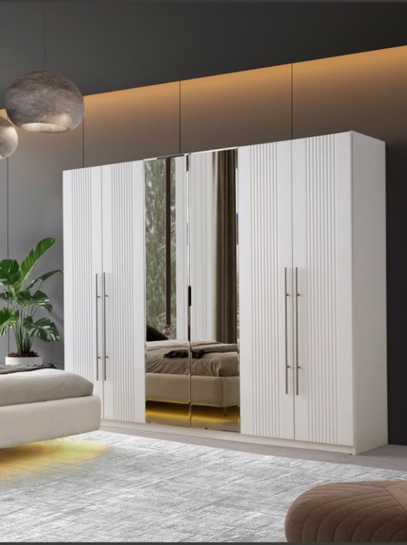 İSTANBUL MDF 6 KAPILI DOLAP 