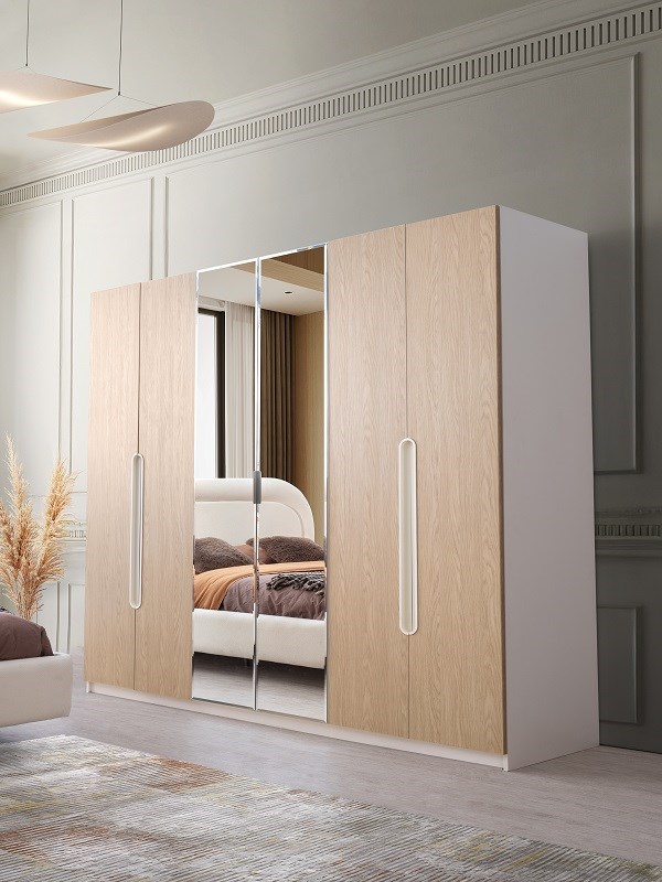 ÇAMLICA MDF 6 KAPILI DOLAP