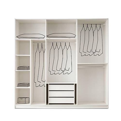 BARCELONA MDF 6 KAPILI DOLAP