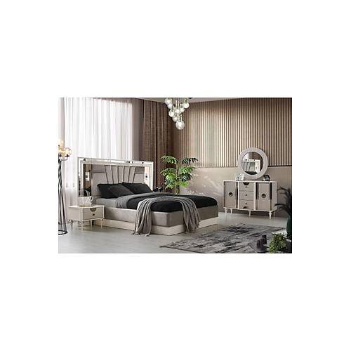 Bahar Mdf Yatak Odas� Tak�m� Bazal�
