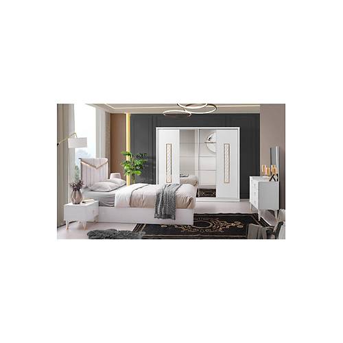 �ehzade Beyaz Avrasya Yatak Odas� Tak�m�