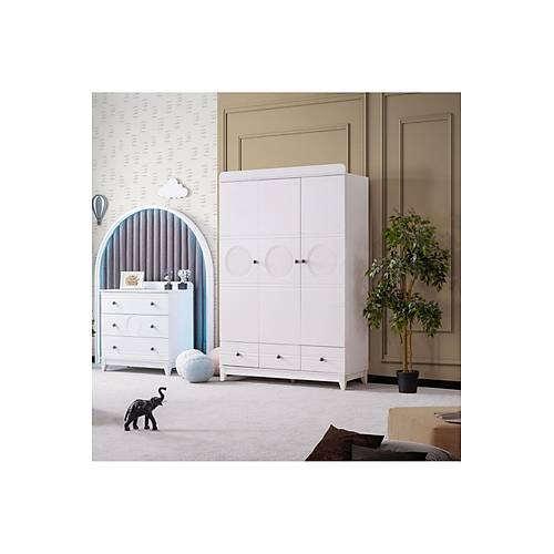 ALV�N 3 KAPAKLI DOLAP - GR�