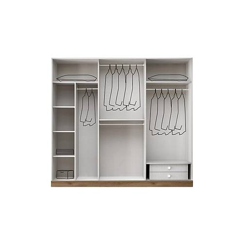 AKDEN�Z MDF 6 KAPILI DOLAP