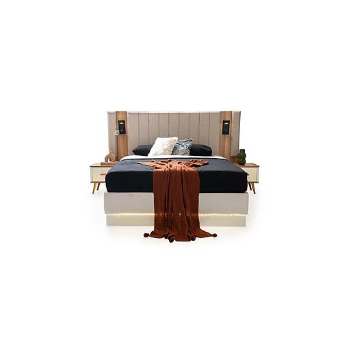 ANT�K MDF BAZALI KARYOLA VE BA�UCU