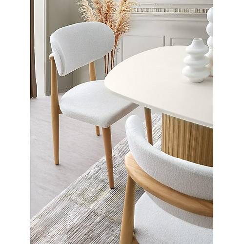 BURCU MDF MASASI+6 SANDALYE 