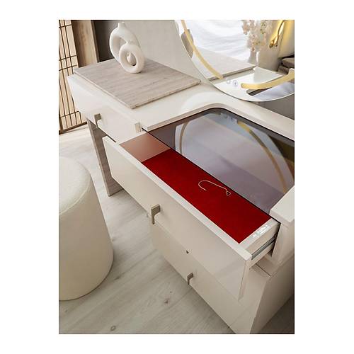 PLAT�N K��E MDF BAZALI LEDL� YATAK ODASI TAKIMI