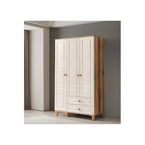 FEYZAN MDF 3 KAPILI DOLAP - KREM