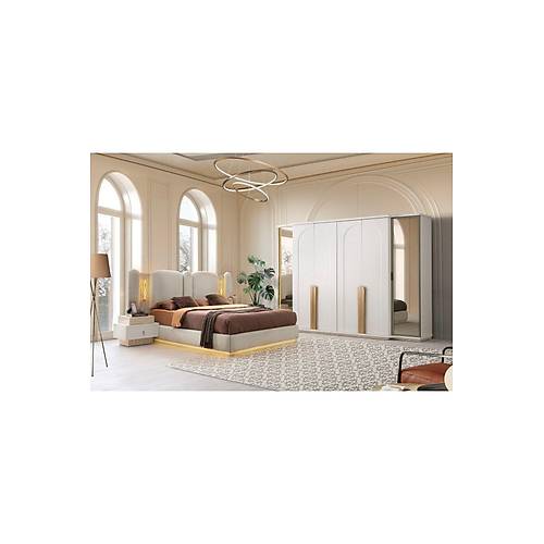 MONTANA MDF BAZALI LEDL� YATAK ODASI TAKIMI