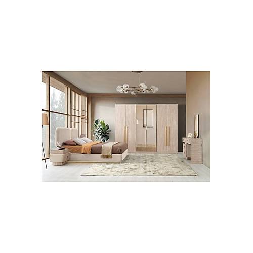 KAPADOKYA MDF BAZALI LEDL� YATAK ODASI TAKIMI