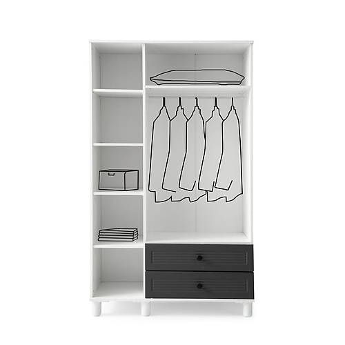 F�N�KE MDF 3 KAPILI DOLAP-ANTRAS�T