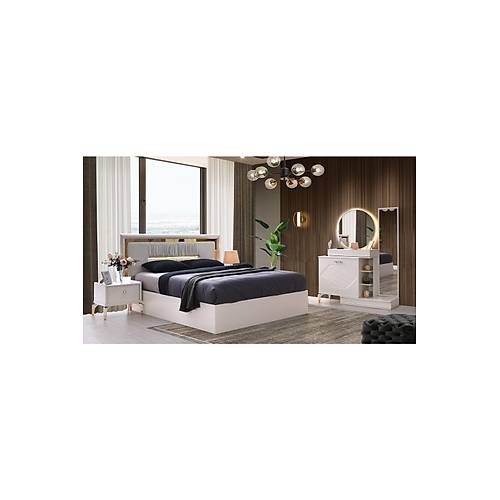 Elmas Mdf Bazal� Yatak Odas� Tak�m�