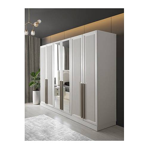 L�KYA MDF 6 KAPILI DOLAP