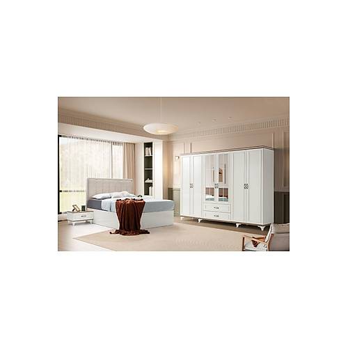 ��nar Mdf 6 Kap�l� Yatak Odas�