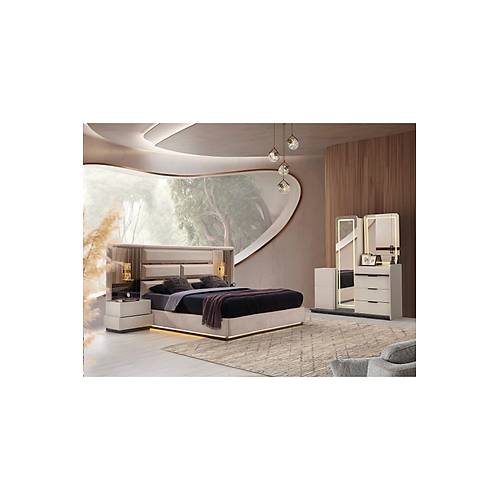 EM�R MDF LEDL� BAZALI YATAK ODASI