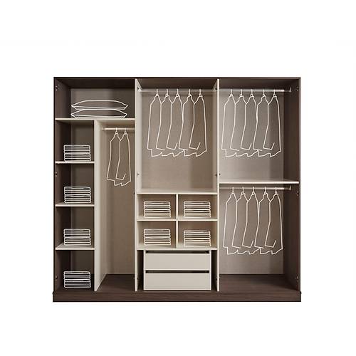 SAGRADA MDF 6 KAPILI DOLAP