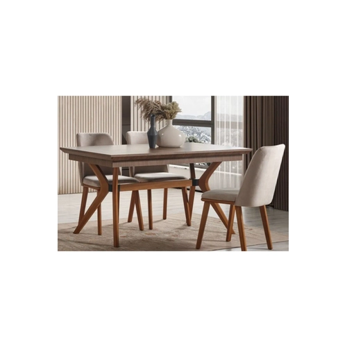 HAYAL A�ILIR YEMEK MASASI+6 ADET SANDALYE