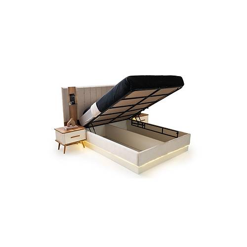 ANT�K MDF BAZALI KARYOLA VE BA�UCU