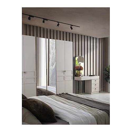 ANAMUR MDF BAZALI YATAK ODASI TAKIMI