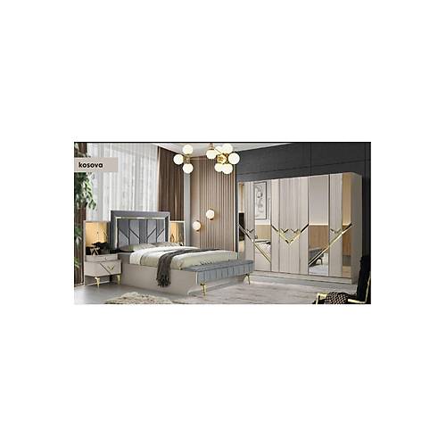 Kosova Mdf Bazal� Yatak Odas� Tak�m�+bench