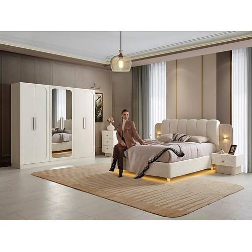 Malaga mdf YATAK ODASI TAKIMI