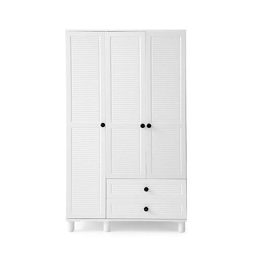 F�N�KE MDF 3 KAPAKLI DOLAP -BEYAZ