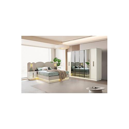 Milano Mdf Bazal� Yatak Odas� Tak�m�