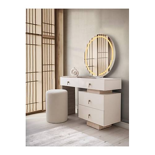 PLAT�N K��E MDF BAZALI LEDL� YATAK ODASI TAKIMI