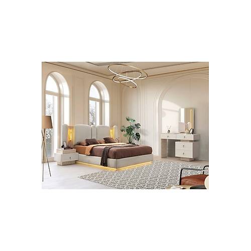 MONTANA MDF BAZALI LEDL� YATAK ODASI TAKIMI