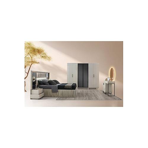 ADEN MDF BAZALI YATAK ODASI TAKIMI