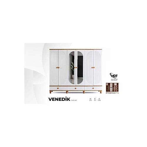 VENED�K MDF 6 KAPILI DOLAP