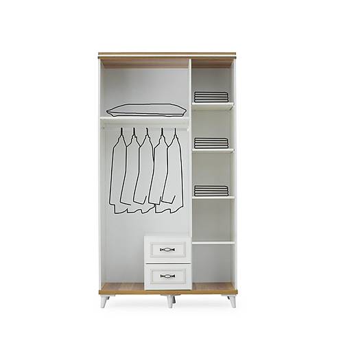 ��nar Mdf 3 Kap�l� Dolap