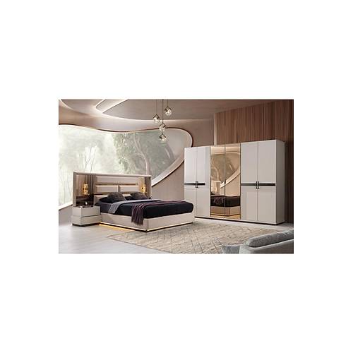 EM�R MDF LEDL� BAZALI YATAK ODASI