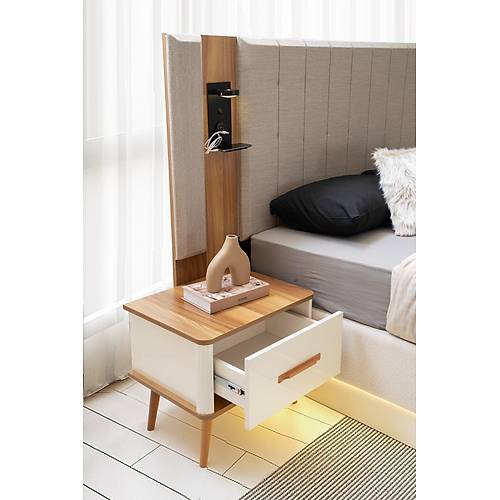 ANT�K MDF BAZALI KARYOLA VE BA�UCU