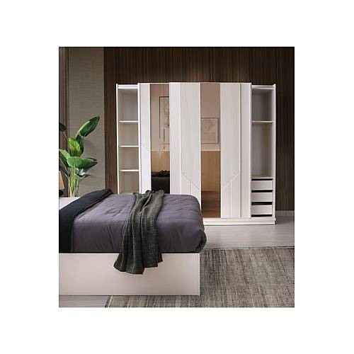 Elmas Mdf Bazal� Yatak Odas� Tak�m�