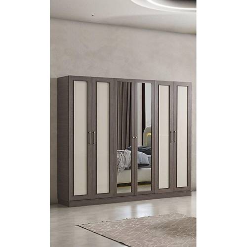 P�ERO MDF 6 KAPAKLI DOLAP