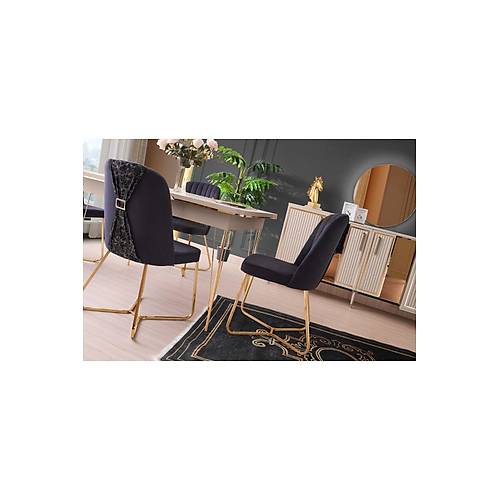 KAR�ZMA MDF YEMEK MASASI+ 6 SANDALYE