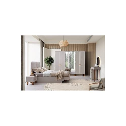 KUMRU MDF BAZALI YATAK ODASI TAKIMI