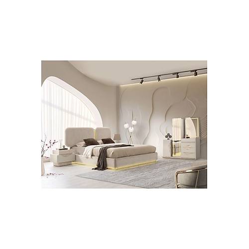 FAS MDF LEDL� BAZALI YATAK ODASI TAKIMI