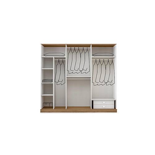 OL�MPOS MDF 6 KAPILI DOLAP