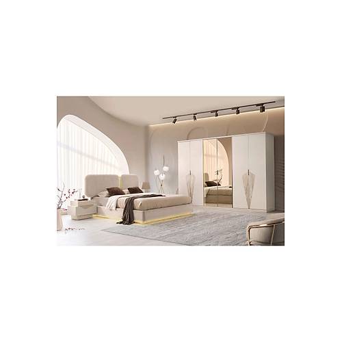 FAS MDF LEDL� BAZALI YATAK ODASI TAKIMI