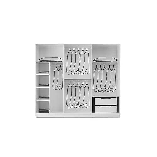 Bahar Mdf 6 Kap�l� Dolap