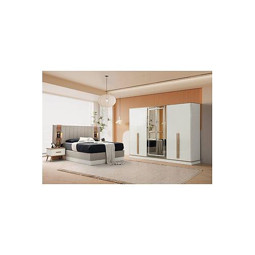 ANT�K MDF BAZALI YATAK ODASI