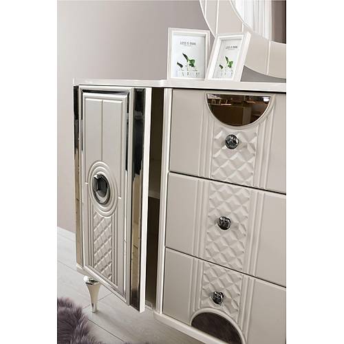 Bahar Mdf Yatak Odas� Tak�m� Bazal�