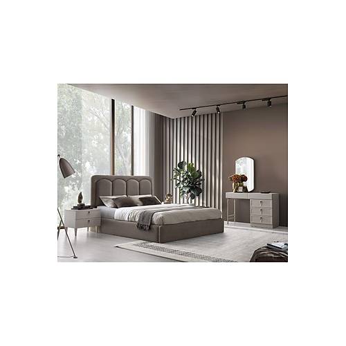 ANAMUR MDF BAZALI YATAK ODASI TAKIMI