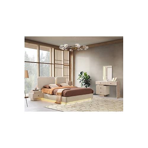 KAPADOKYA MDF BAZALI LEDL� YATAK ODASI TAKIMI