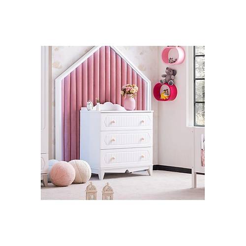 FLOWER ��FONYER - BEYAZ PEMBE