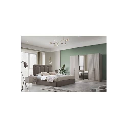 Kepez Mdf Bazal� Yatak Odas�