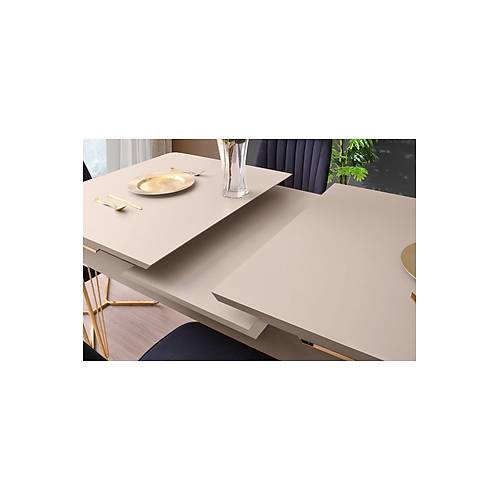 KAR�ZMA MDF YEMEK MASASI+ 6 SANDALYE